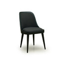 Stellar Works Laval Leather chair black Bürostühle / Drehstühle Gastronomie Sitzmöbel Sitzmöbel / Sitzsysteme