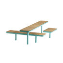 Vestre Forum Bancs avec tables Mobilier urbain