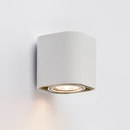 Wever & Ducré Docus Wall I white structured mat champagne Wall-mounted lights