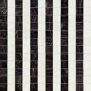 Bisazza Rayures Noires Glass Glass flooring Glass: mosaics Mosaics Wall mosaics