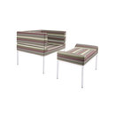 KFF FM Armchair with footstool