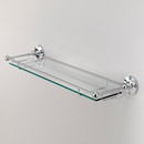 Cavendish Glass shelf with border Devon&Devon