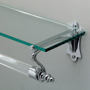 Mayfair Towel-rail with glass shelf Devon&Devon