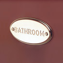 Devon&Devon Old Navy Small plate “bathroom” Bathroom accessories