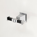 Devon&Devon Time Black Double robe hook Bathroom accessories