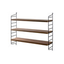 string pocket walnut black string furniture