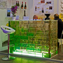 Poesia Poesia counter Gastronomy Glass Glass: decorative glass Glass: glass blocks
