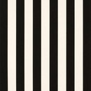 Solids & Stripes Yacht Stripe Black Sunbrella