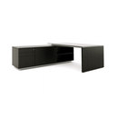 M2L Brand L-desk glass Direktionseinrichtung Schreibtische