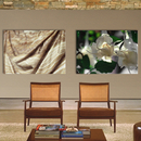 tela-design tela 100 - marble blossoms Aussensitze Raumakustik Wandbilder / Wall Art Wandpaneele