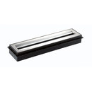 DALLMER Zentrix grating stainless steel matt, frame black Sumideros de baño