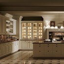 DOCA Britania blanco viejo via dorada Kitchen systems