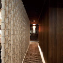 Bamboo screen in-situ Kenzan
