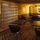 Bamboo screen in-situ Kenzan