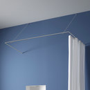 PHOS Design Duschvorhangstange U-Form Shower