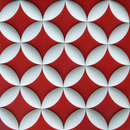Kenzan Flower circle Keramik Wandfliesen