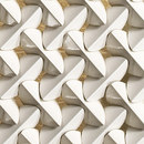 Kenzan Deco wall leaf Ceramic Ceramics/clay: wall tiles Wall tiles