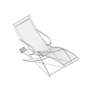 Till Behrens Systeme KSL 0.9 Hammock-chaise Lounge da giardino Mobili da bagno Sedute / Mobili per il relax