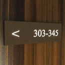 Lighthouse system signage 303 AMOS DESIGN
