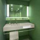 AMOS DESIGN BUILT IN mirror green Lavandini / Lavabi Specchi per bagni