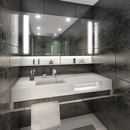 AMOS DESIGN BUILT IN mirror black Mirrors Vanity units / Wash basins