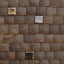Cocomosaic Cocomosaic tiles espresso grain with ceramic