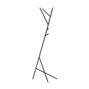 Globe Zero 4 Penny Coat Stand