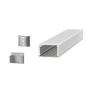 UNEX Aluminium Profiles 30.0 x 18.0 mm Ceiling-mounted lights Furniture integrated lights Furniture lights Integrated lighting LED lights LED-lights Wall-mounted lights