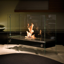 Vauni Fire Divider black Complements Fireplaces / Stoves Ventless fires