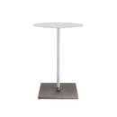 emeco Round brushed café table Gartentische Gastronomie