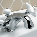 Devon&Devon White Rose 3 hole basin set Bathrooms taps Vanity units / Wash basins