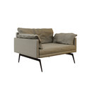 Nurus Tan Single Sofa Lounge area / Waiting room Seating