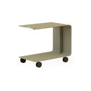 Nurus Drop 40x65 Service Coffee Table with Castors Attesa / Lounge / Atrio Tavoli