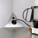 Hera Luxor S/ST - Switch/Socket Combination for Corner Mounting