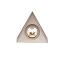 Hera UL 1 halogen - Triangular Halogen Under-Cabinet Luminaire in Stainless Steel Furniture integrated lights Furniture lights Integrated lighting