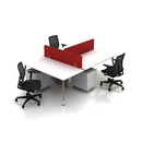 Nurus U too Double Desk Systèmes de bureaux
