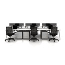 Nurus U too Six Fold Desk Sistemi di scrivanie