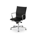 Fantoni Elle leather Swivel chairs