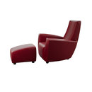 Label Longa armchair with footstool Lounge area / Waiting room Seating