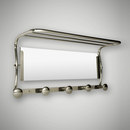 ZEITLOS – BERLIN Art Déco coat rack with mirror Accessoires d'habitat / de bureau Garde-robes Garderobes / Mobilier d'entrée
