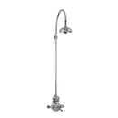 Drummonds The Dalby Curved Pipe Shower