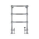 Drummonds Floorstanding Towel rail Bathroom accessories Complements