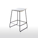 Last Minute Medium stool upholstered viccarbe