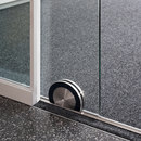 Feco fecoplan sound-insulating all-glass sliding door Doors Outdoor chairs