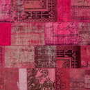 Golran Patchwork pink Moquette / Tappeti