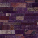 Golran Patchwork restyled purple Moquette / Tappeti