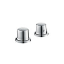 Axor Bouroullec set de finition pour thermostatique 2 trous pour montage sur bord de baignoire ou plage de carrelage Hansgrohe