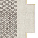 Gandía Blasco Mangas Space Rug Small Rectangular Ivory Rhombus Moquette / Tappeti
