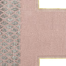 Gandía Blasco Mangas Space Rug Big Rectangular Pink Rhombus Moquette / Tappeti