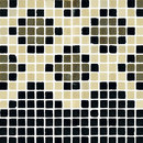 Casamood Vetro Pattern 03A Finale Dark Glass Glass flooring Glass: mosaics Mosaics Outdoor flooring Wall mosaics